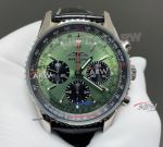Super Clone Breitling Navitimer B01 Chronograph Mint Green Black Dial Watch